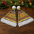 Scottish Christmas Santa Hat Scotland Thistle and Celtic Knot Yellow-Red Color - Wonder Print Shop