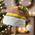 Scottish Christmas Santa Hat Scotland Thistle and Celtic Knot Yellow-Red Color - Wonder Print Shop