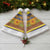 Scottish Christmas Santa Hat Scotland Thistle and Celtic Knot Yellow-Red Color - Wonder Print Shop