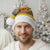 Scottish Christmas Santa Hat Scotland Thistle and Celtic Knot Yellow-Red Color - Wonder Print Shop