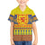 Scottish Christmas Family Matching Off The Shoulder Long Sleeve Dress and Hawaiian Shirt Scotland Thistle and Celtic Knot Yellow-Red Color - Wonder Print Shop