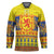 Scottish Christmas Hockey Jersey Scotland Thistle and Celtic Knot Yellow-Red Color - Wonder Print Shop