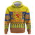 Scottish Christmas Hoodie Scotland Thistle and Celtic Knot Yellow-Red Color - Wonder Print Shop