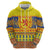 Scottish Christmas Hoodie Scotland Thistle and Celtic Knot Yellow-Red Color - Wonder Print Shop