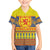 Scottish Christmas Kid Hawaiian Shirt Scotland Thistle and Celtic Knot Yellow-Red Color - Wonder Print Shop