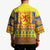 Scottish Christmas Kimono Scotland Thistle and Celtic Knot Yellow-Red Color - Wonder Print Shop