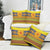 Scottish Christmas Pillow Cover Scotland Thistle and Celtic Knot Yellow-Red Color - Wonder Print Shop