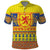 Scottish Christmas Polo Shirt Scotland Thistle and Celtic Knot Yellow-Red Color - Wonder Print Shop