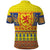 Scottish Christmas Polo Shirt Scotland Thistle and Celtic Knot Yellow-Red Color - Wonder Print Shop