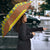Scottish Christmas Umbrella Scotland Thistle and Celtic Knot Yellow-Red Color - Wonder Print Shop