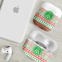 Welsh Christmas AirPods Case Awen and Celtics Culture with Xmas Elements - Wonder Print Shop