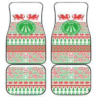 Welsh Christmas Car Mats Awen and Celtics Culture with Xmas Elements - Wonder Print Shop