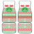 Welsh Christmas Car Mats Awen and Celtics Culture with Xmas Elements - Wonder Print Shop