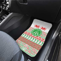 Welsh Christmas Car Mats Awen and Celtics Culture with Xmas Elements - Wonder Print Shop