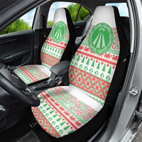 Welsh Christmas Car Seat Cover Awen and Celtics Culture with Xmas Elements - Wonder Print Shop