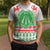 Welsh Christmas Knitted V-Neck Vest Awen and Celtics Culture with Xmas Elements - Wonder Print Shop