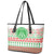 Welsh Christmas Leather Tote Bag Awen and Celtics Culture with Xmas Elements - Wonder Print Shop