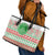 Welsh Christmas Leather Tote Bag Awen and Celtics Culture with Xmas Elements - Wonder Print Shop