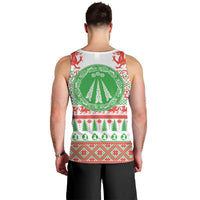 Welsh Christmas Men Tank Top Awen and Celtics Culture with Xmas Elements - Wonder Print Shop
