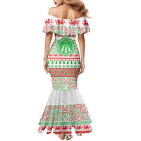 Welsh Christmas Mermaid Dress Awen and Celtics Culture with Xmas Elements - Wonder Print Shop