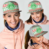 Welsh Christmas Mesh Trucker Cap Awen and Celtics Culture with Xmas Elements - Wonder Print Shop
