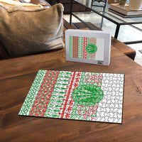 Welsh Christmas Puzzle Awen and Celtics Culture with Xmas Elements - Wonder Print Shop