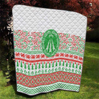 Welsh Christmas Quilt Awen and Celtics Culture with Xmas Elements - Wonder Print Shop