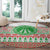 Welsh Christmas Round Carpet Awen and Celtics Culture with Xmas Elements - Wonder Print Shop