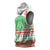 Welsh Christmas Sleeveless Hoodie Awen and Celtics Culture with Xmas Elements - Wonder Print Shop