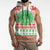 Welsh Christmas Sleeveless Hoodie Awen and Celtics Culture with Xmas Elements - Wonder Print Shop