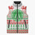 Welsh Christmas Sleeveless Puffer Jacket Awen and Celtics Culture with Xmas Elements - Wonder Print Shop