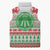 Welsh Christmas Sleeveless Puffer Jacket Awen and Celtics Culture with Xmas Elements - Wonder Print Shop