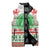 Welsh Christmas Sleeveless Puffer Jacket Awen and Celtics Culture with Xmas Elements - Wonder Print Shop
