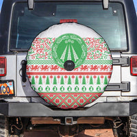 Welsh Christmas Spare Tire Cover Awen and Celtics Culture with Xmas Elements - Wonder Print Shop