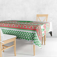 Welsh Christmas Tablecloth Awen and Celtics Culture with Xmas Elements - Wonder Print Shop