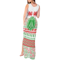 Welsh Christmas Tank Maxi Dress Awen and Celtics Culture with Xmas Elements - Wonder Print Shop