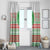 Welsh Christmas Window Curtain Awen and Celtics Culture with Xmas Elements - Wonder Print Shop