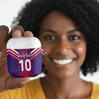 Custom Haiti National Football AirPods Case Dashiki Sporty Style - Wonder Print Shop