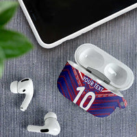 Custom Haiti National Football AirPods Case Dashiki Sporty Style - Wonder Print Shop