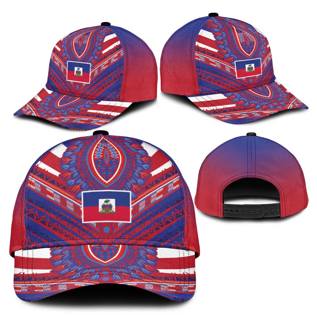 Haiti National Football Classic Cap Dashiki Sporty Style - Wonder Print Shop