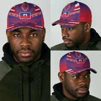 Haiti National Football Classic Cap Dashiki Sporty Style - Wonder Print Shop