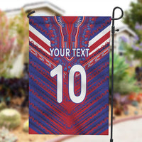 Custom Haiti National Football Garden Flag Dashiki Sporty Style - Wonder Print Shop