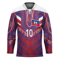 Custom Haiti National Football Hockey Jersey Dashiki Sporty Style - Wonder Print Shop