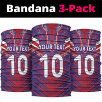 Custom Haiti National Football Neck Gaiter Dashiki Sporty Style - Wonder Print Shop
