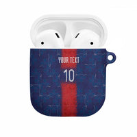 Custom Haiti National Football AirPods Case Haiti Emblems Motif - Wonder Print Shop