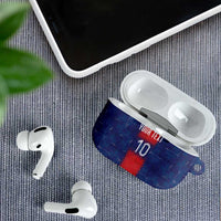 Custom Haiti National Football AirPods Case Haiti Emblems Motif - Wonder Print Shop