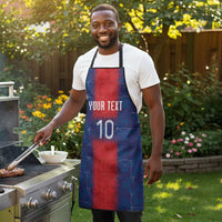 Custom Haiti National Football Apron Haiti Emblems Motif - Wonder Print Shop