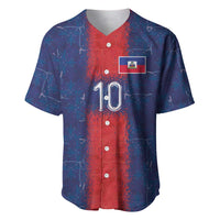 Custom Haiti National Football Baseball Jersey Haiti Emblems Motif - Wonder Print Shop