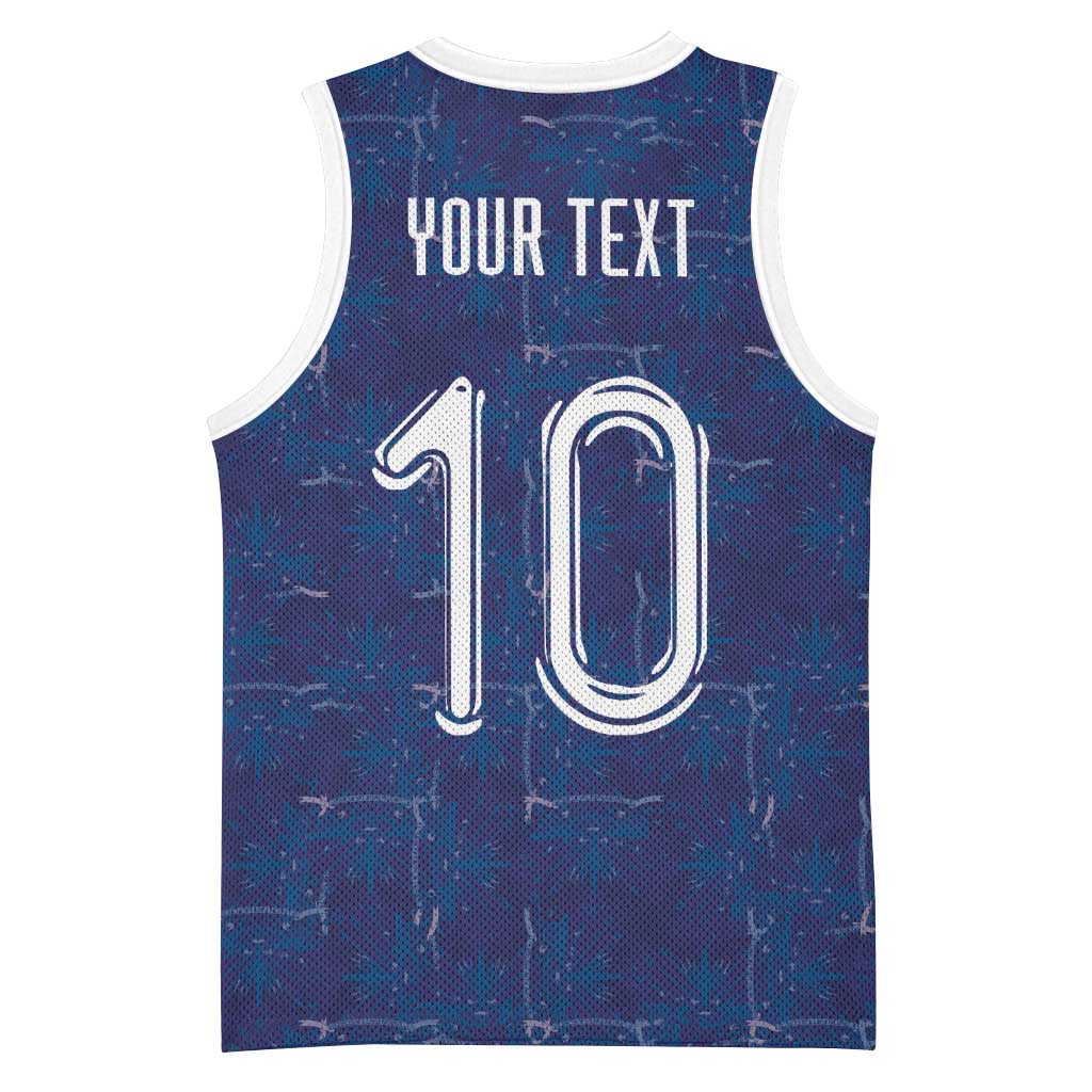 Custom Haiti National Football Basketball Jersey Haiti Emblems Motif - Wonder Print Shop