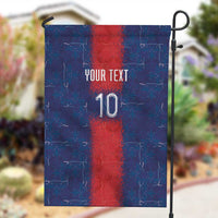 Custom Haiti National Football Garden Flag Haiti Emblems Motif - Wonder Print Shop